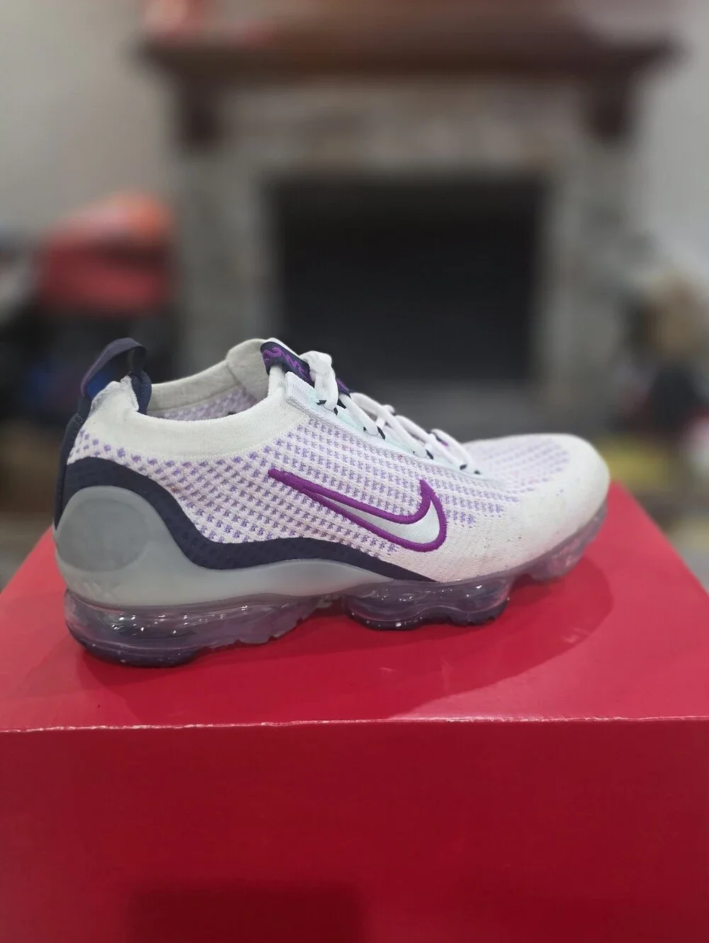Nike Air VaporMax 2021 FK Violet Frost Midnight Navy Sneakers